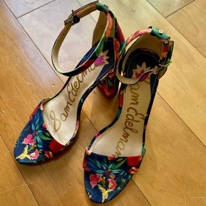 Sam Edelman Floral Yaro Heel Sandal